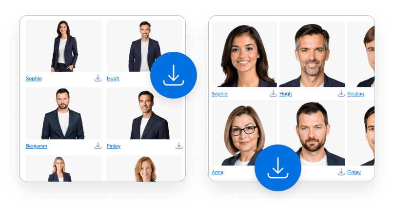 Supershot AI easy access to team photos and avatars